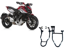 Coppia 2 cavalletti alza moto ruote mono braccio alzamoto MV Agusta Rivale 800