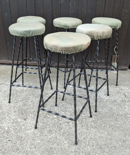 60er vintage sgabello - 60er,