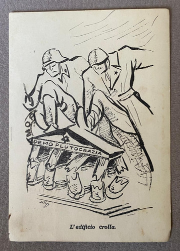 Cartolina propaganda ww2 - cartolina,