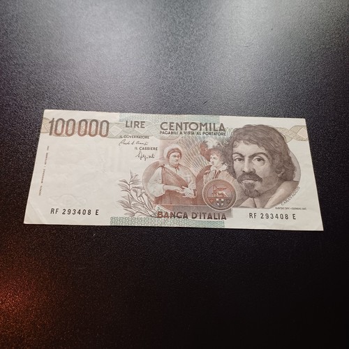 Italia 100 000 - lire, caravaggio