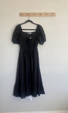 inmod abito lungo donna nero