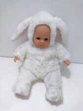 Anne Geddes bambolotto originale Baby Bunnies coniglio bianco Rabbit Doll -30 cm