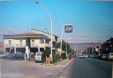 Capistrello, Via Roma, L'Aquila, anni '70, distributore benzina IP