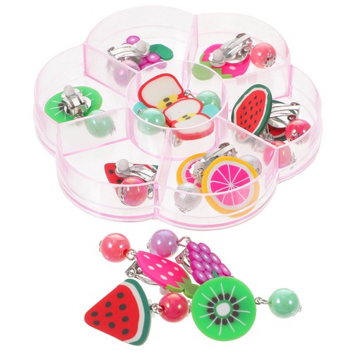 Orecchini clip forma frutta - orecchini,