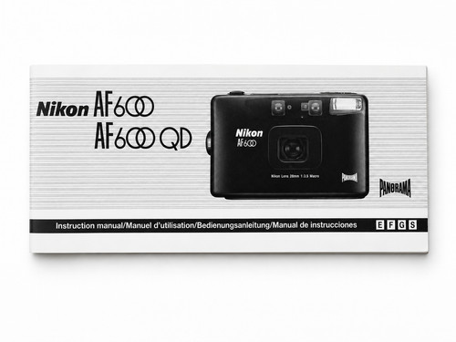 Nikon af600 qd manuale - nikon,