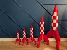 Fusée tintin jusqu'a 150cm