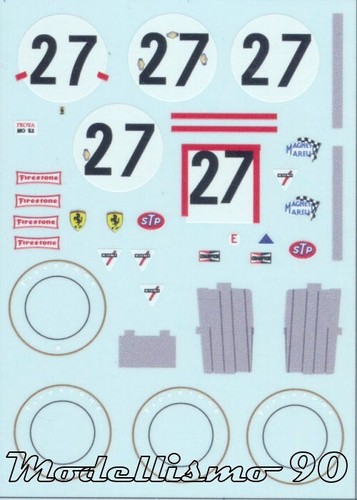 Decal ferrari 512s - decal,