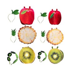 Tuta in costume da frutta a fette per spettacoli di Halloween e eventi a