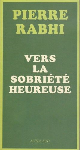 Vers sobriete heureuse - sobriete,