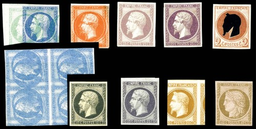 Timbres essais dont cérès - timbres,
