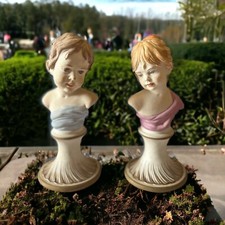 Coppia di statuine vintage