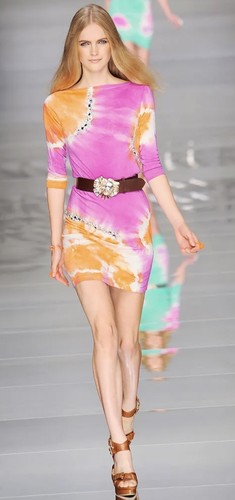Blumarine mini abito seta - mini,