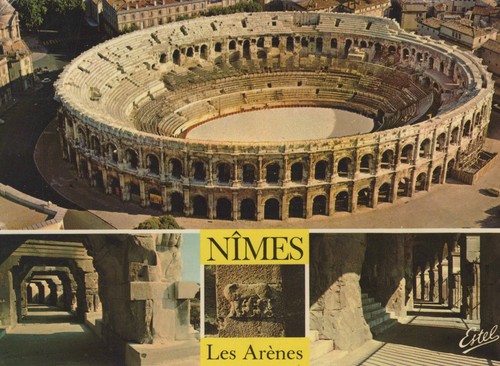 Cartolina nîmes les arènes - cartolina,