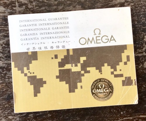 Omega vintage certificate - omega,