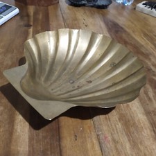 Svuotatasche design Cassetti firmato mid century conchiglia ottone modernariato