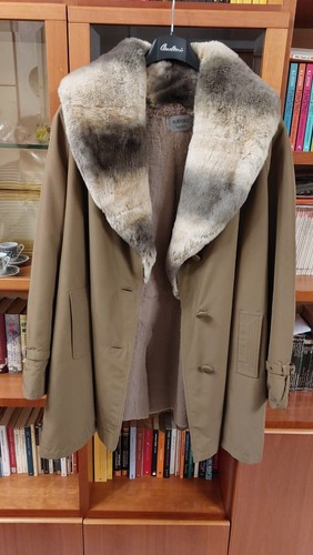 Giaccone donna color tortora - giaccone,