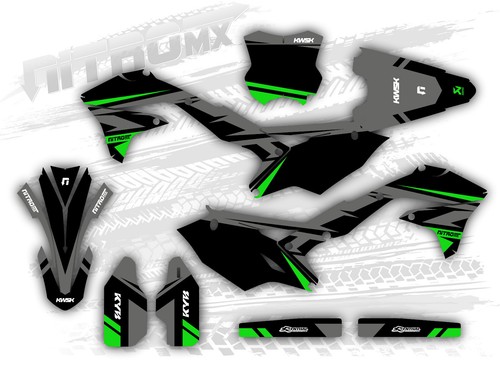 Kit grafica adatto kawasaki - adatto, kx