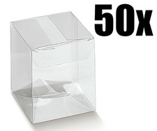 50 PZ Scatola pvc trasparente