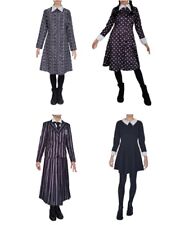 Costume Mercoled� Addams donna Addams Mercoledi vestito abito Carnevale L.94200