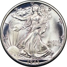 USA 1/2  dollaro, 1943