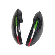 CALOTTE SPECCHIETTI CARBON LOOK ALFA ROMEO STELVIO TRIBUTO GTA BANDIERINA ITALIA