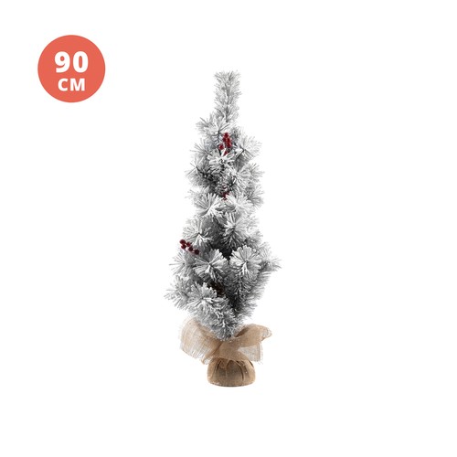 Albero natale innevato - natale,
