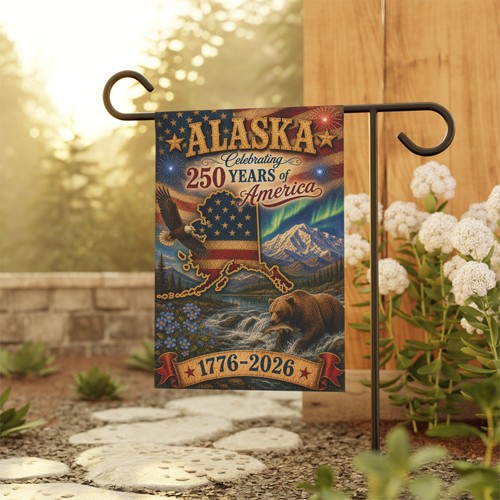 Bandiera giardino alaska - da,