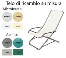 TELO DI RICAMBIO SDRAIO DA MARE O GIARDINO TESSUTO PVC MICROFORATO 42X125 CM