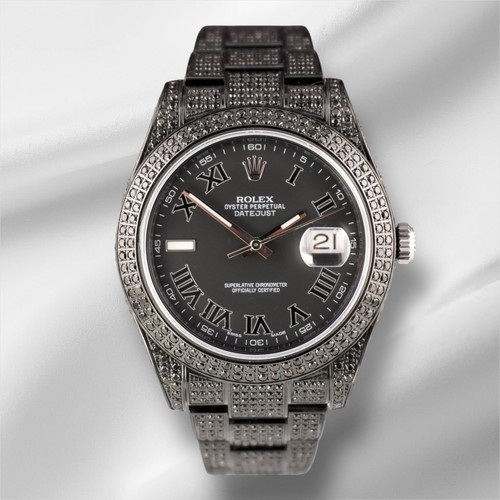 Rolex datejust 41mm nero - rolex,