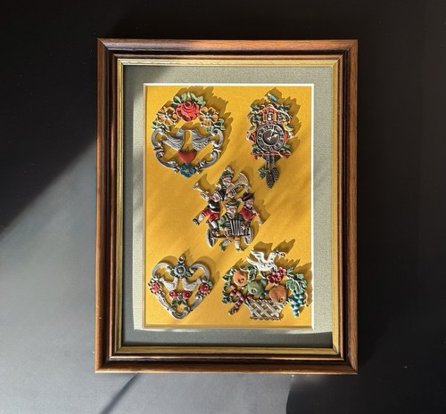 Grande cornice con ornamenti - 5,