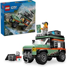 Lego City - Fuoristrada di montagna 4x4 - Lego 60447 Set con Jeep e minifigura A