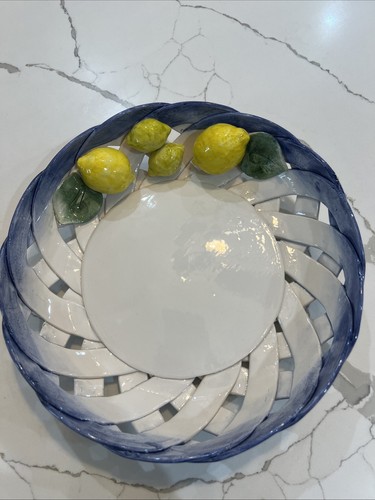 Cesto frutta ceramica - cesto, in