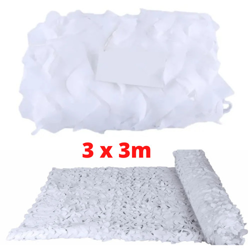 Rete mimetica bianca 3x3m - rete,