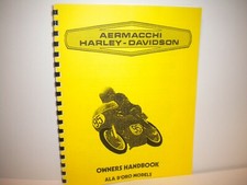 Harley-Davidson Aermacchi Ala D"Oro 250 & 350 Competition Race Spec Libretto - NUOVO