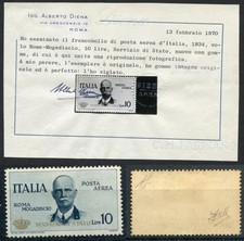 REGNO D'ITALIA 1934 SERVIZIO AEREO "CORONCINA" MNH** CAT. 2