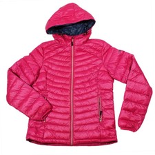 Piumino donna verticale rosa