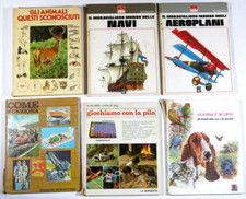 PRL)  LOTTO LOT 13 LIBRO BOOK NAVI AEREI ANIMALI RAGAZZI ANNI '60/70/80  VINTAGE