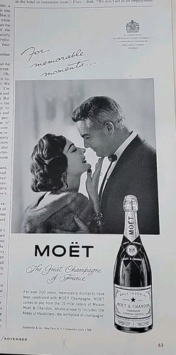 1960 moet great champagne - great,