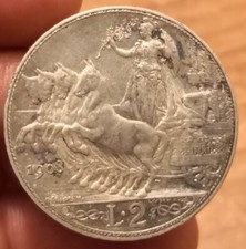 2 Lire 1908 Quadriga Veloce