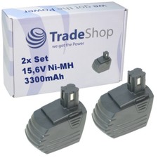 2x Trade-Shop BATTERIA 15,6 V