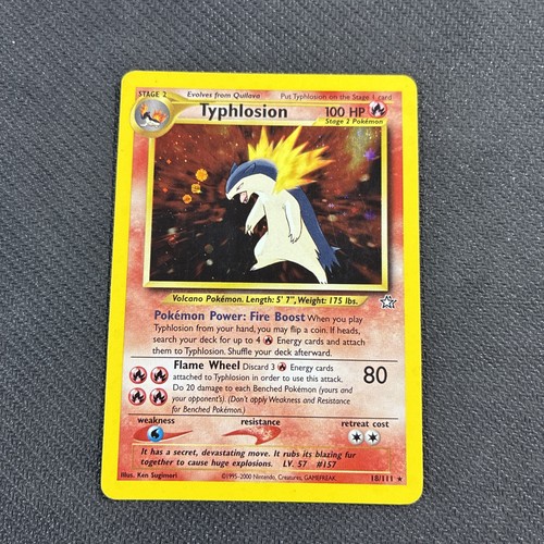 Typhlosion 111 neo genesis - typhlosion,