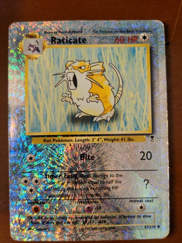 Pokémon tcg raticate - tcg, reverse