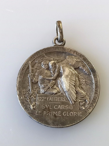 Medaglia militare 122 - militare, 122°