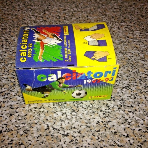 Box figurine album calciatori - box,