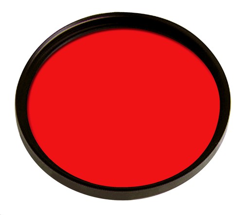 Filtro colorato rosso 77mm - filtro,