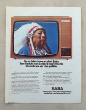 E239 - Advertising Pubblicità - 1976 - SABA TELEVISORE A COLORE