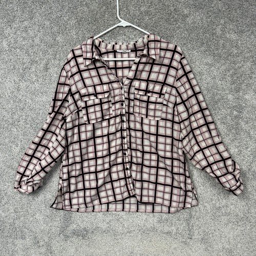 Notazioni bottoni top plaid - xl,