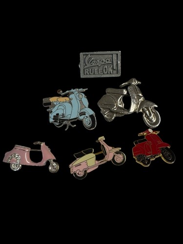 Vespa scooter mod enamel pin - scooter,