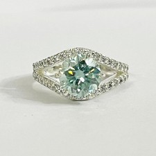 2,50 Ct. Anello tondo con