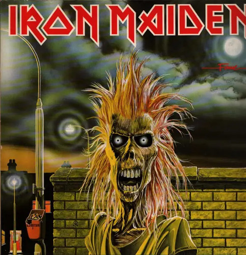 Iron maiden emi vinyl - iron, lp
